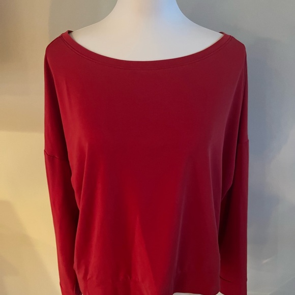 Fabletics Eco Sleek Knit Boat Neck Pullover-Women’s medium - Picture 6 of 6